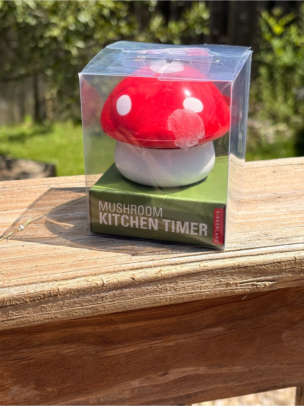 Mushroom Kitchen Timer - Red & White